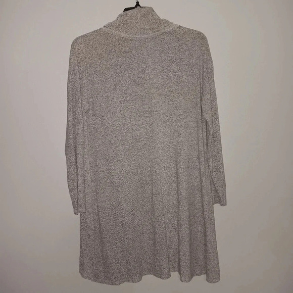 Soft surroundings women's open cardigan size M gray long length - Picture 6 of 7